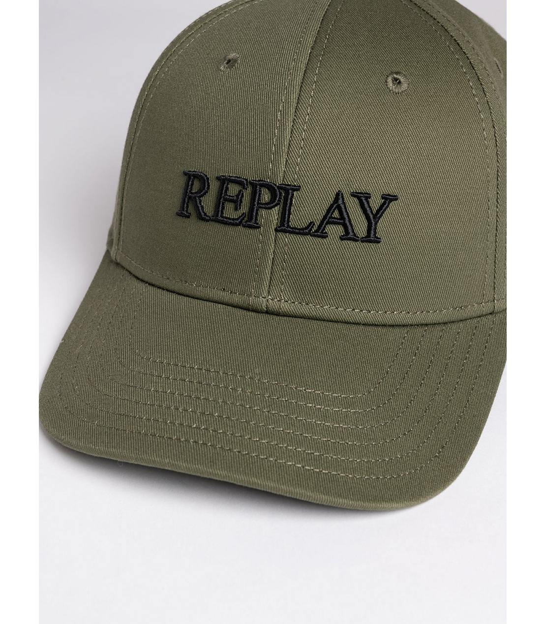 ユニセックス ロゴ刺しゅうコットンツイルCAP 詳細画像 ミリタリー 3